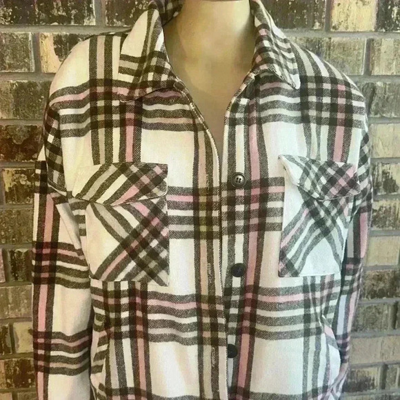 Miss Posh outerwear plaid winter jacket size M - Picture 3 of 11